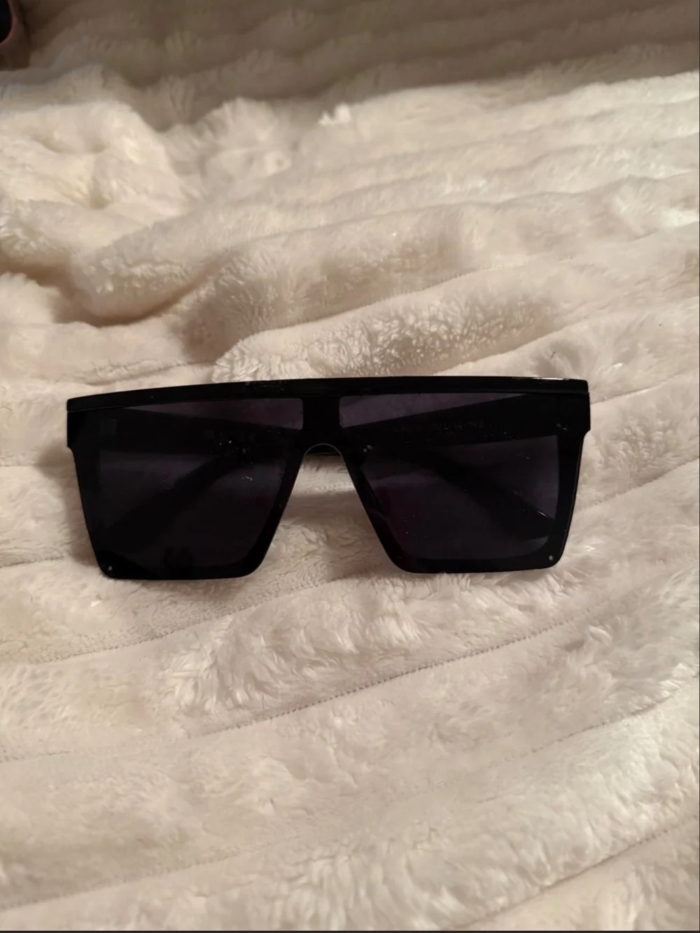 Black Oversized Shield Sunglasses - Women Accessories